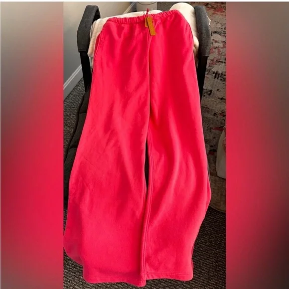 NWT! Skims Drapey French Terry Pant wide leg! Size sm - Picture 3 of 7